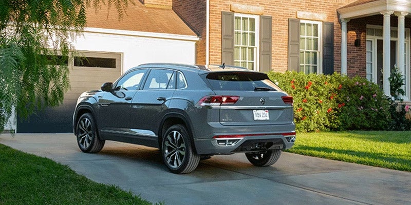 Volkswagen Atlas Cross Sport parked in driveway